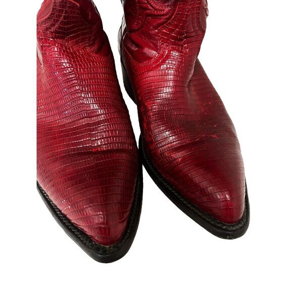 Red Los Altos Cowboy Boots - Picture 3 of 9